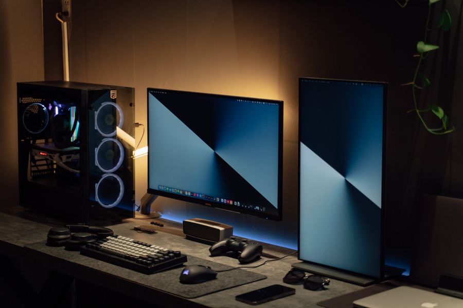 Configuración PC doble monitor presupuesto