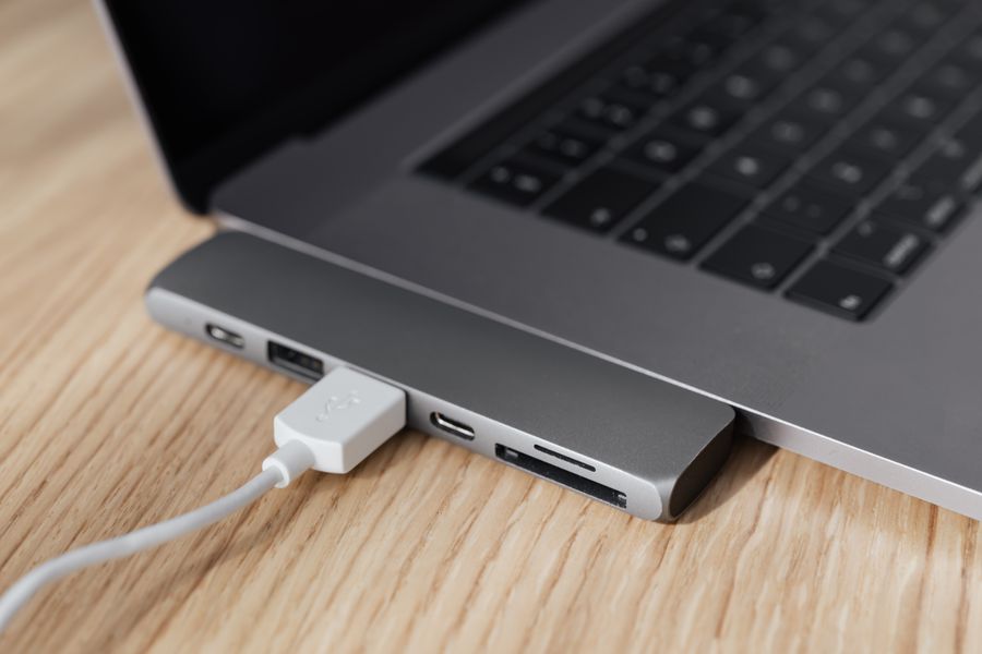 Adaptador USB tipo C para laptop