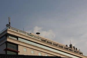 Arquitectura urbana moderna WiFi