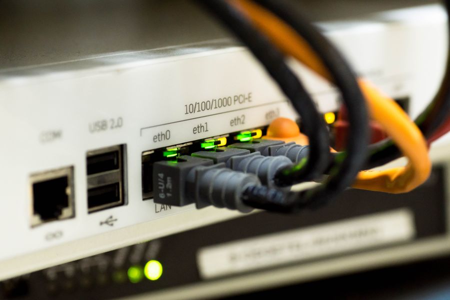 Conexiones Ethernet en routers de largo alcance